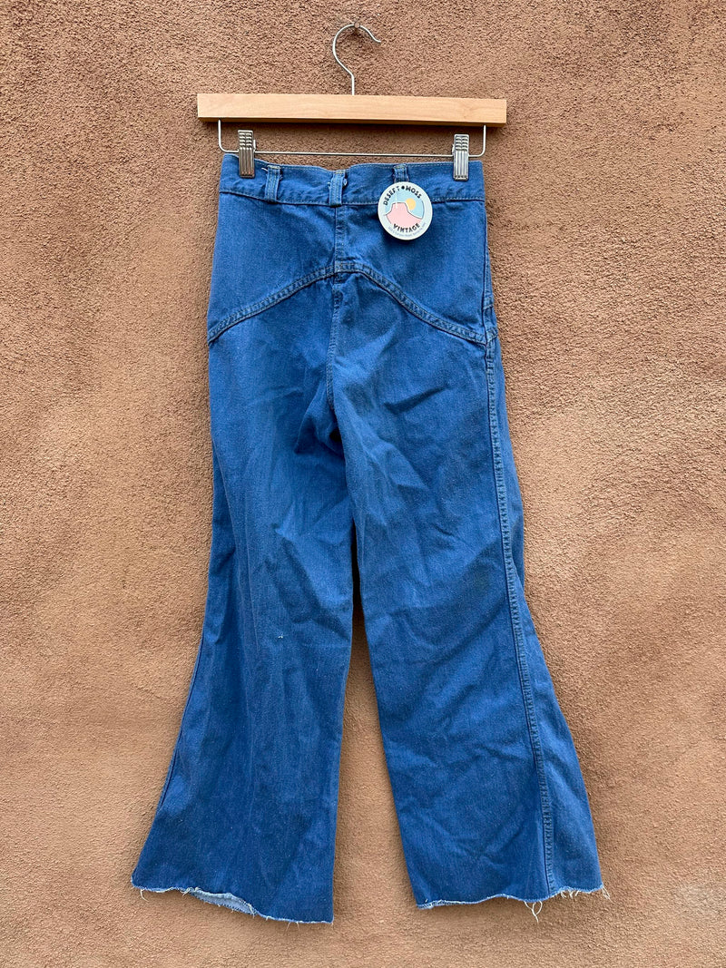 Size 9/10 70's Bellbottoms Jeans w: 24