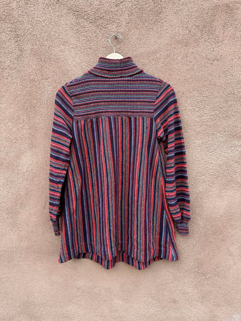 Great Times Colorful Stripe Turtleneck Sweater