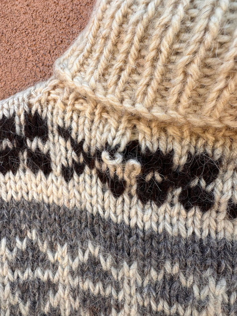 Wool Fair Isle Turtleneck Sweater