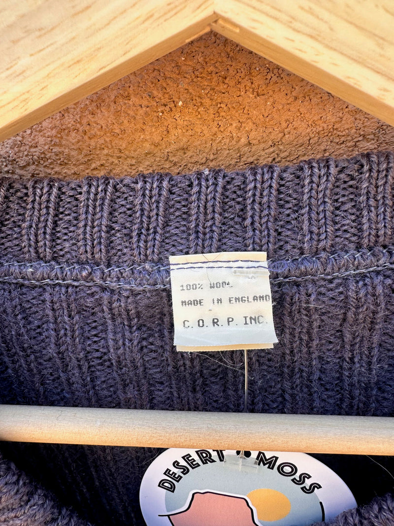 English Infantry 100% Wool Sweater