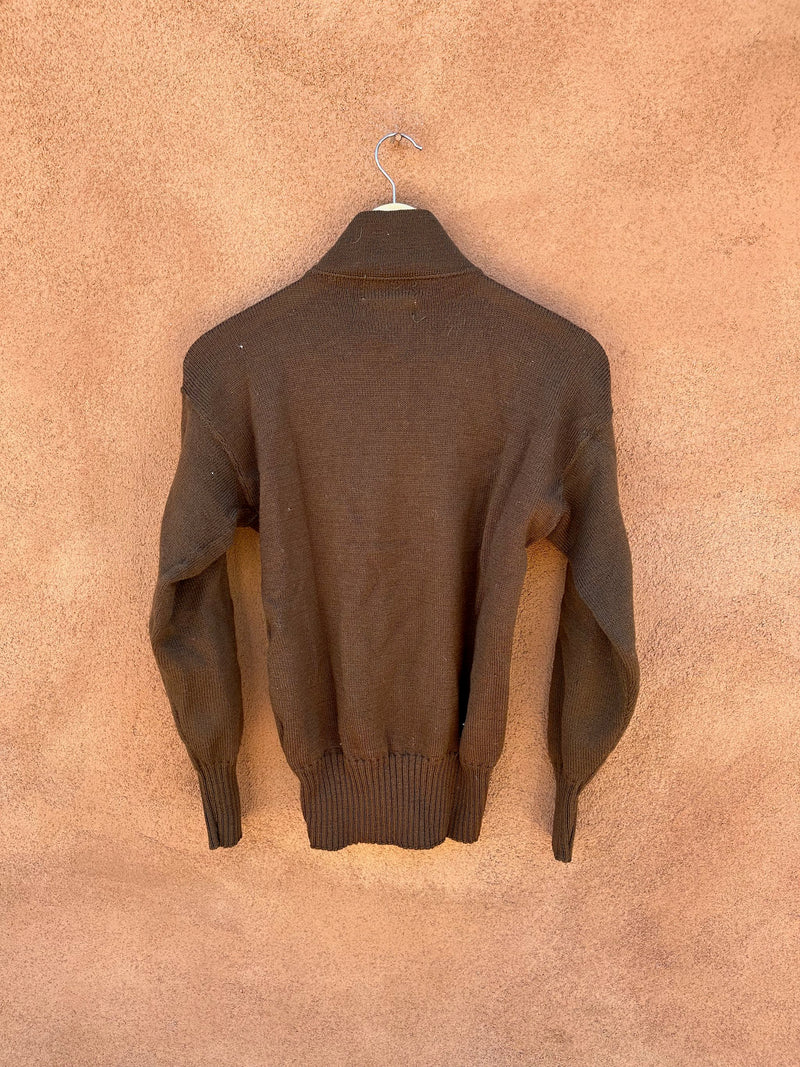 Olive Drab Jack Young Wool Sweater