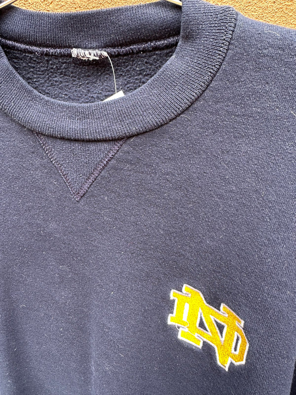 Embroidered Notre Dame Sweatshirt