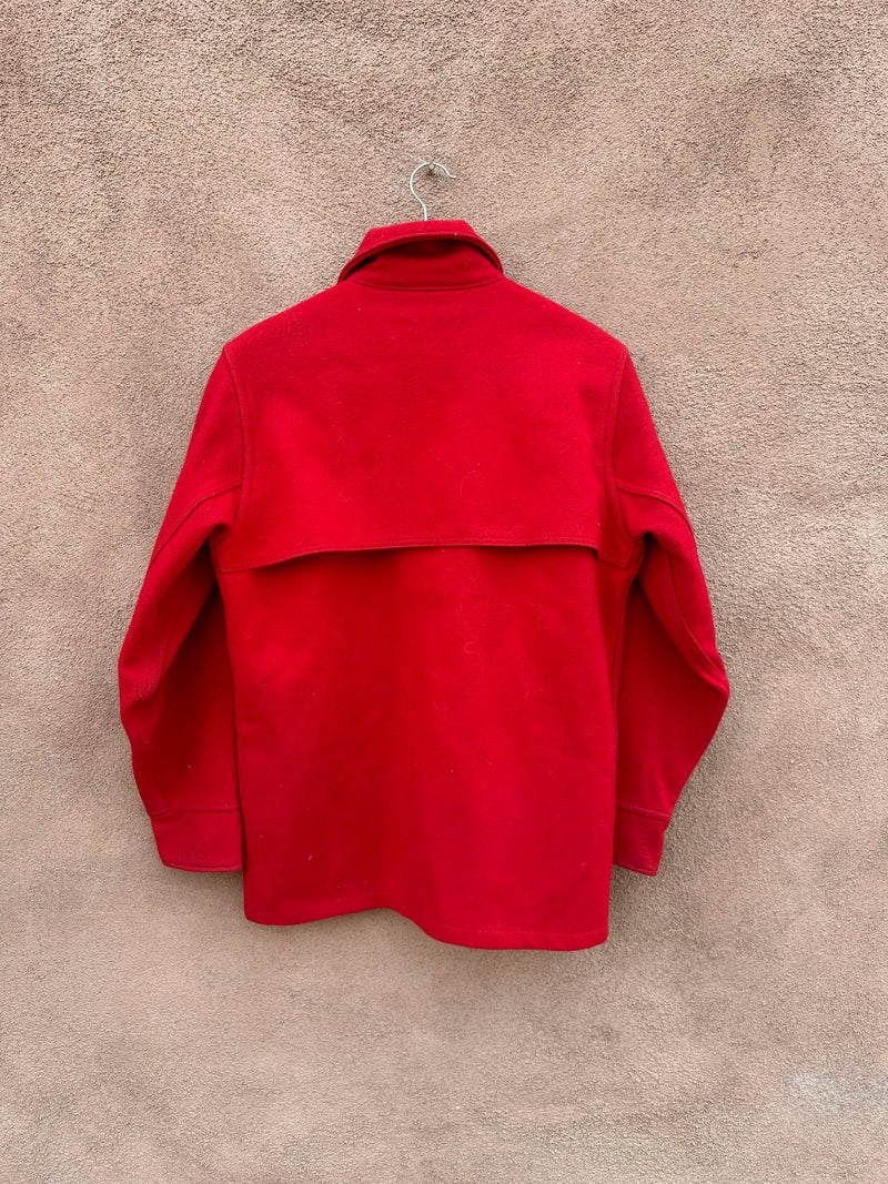 1950's Woolrich 100% Wool Red Jacket with Concho Buttons