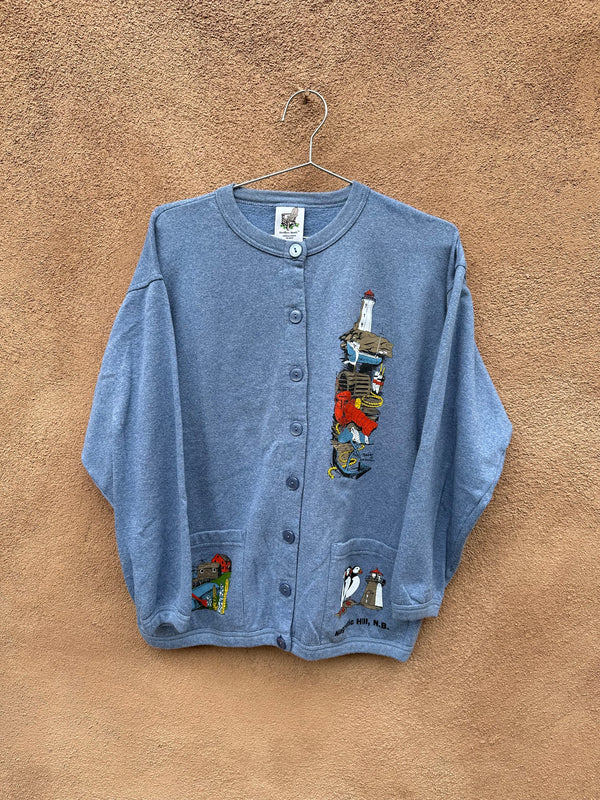 Magnetic Hill New Brunswick Canada Sweatshirt Cardigan