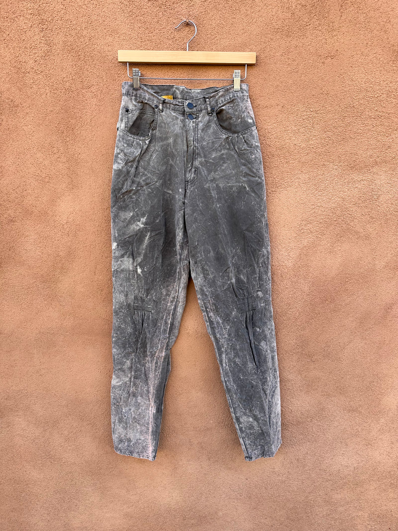 80's Acid Wash Cotton Slacks - 29