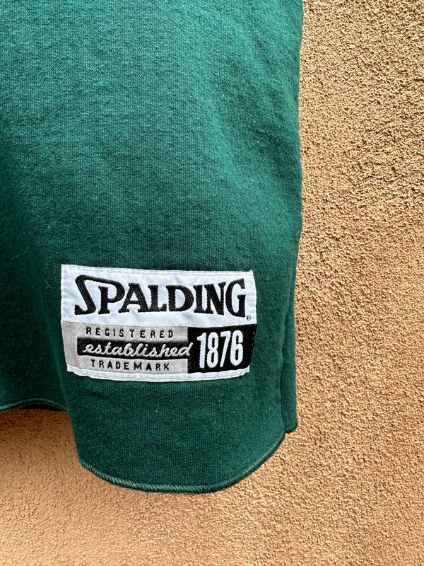 80's Sleeveless Spalding Hooded Sweatshirt