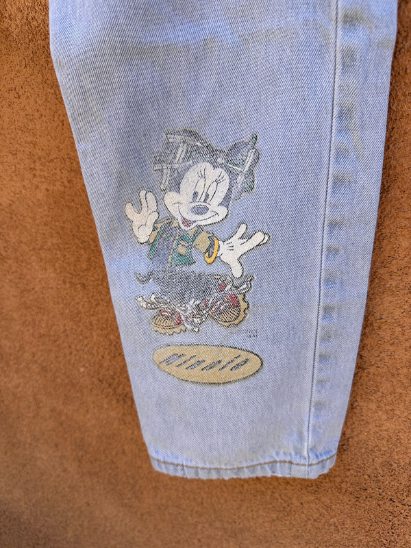 90's Minnie Mouse Jeans - 8 w: 26/27