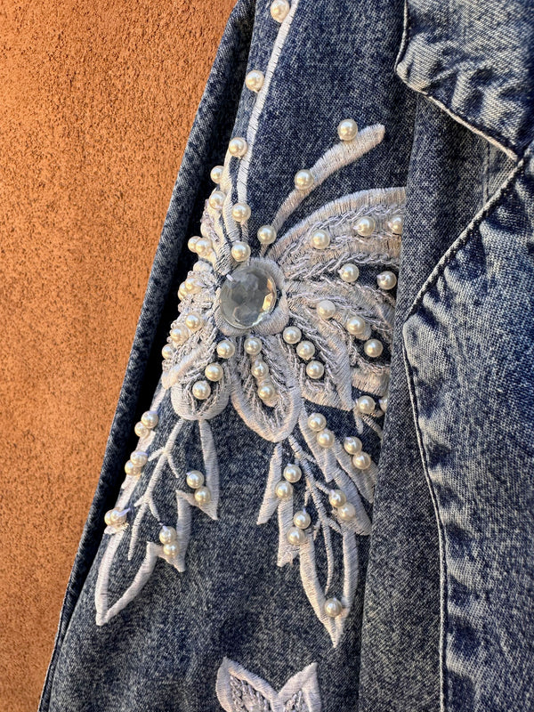 Bedazzled Blue Creek Denim Blazer