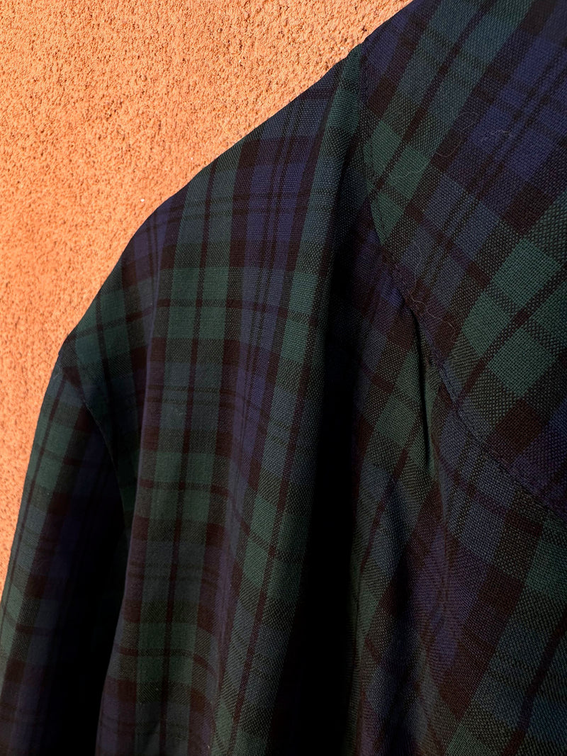 Pendleton Wool Tartan 1970's Robe