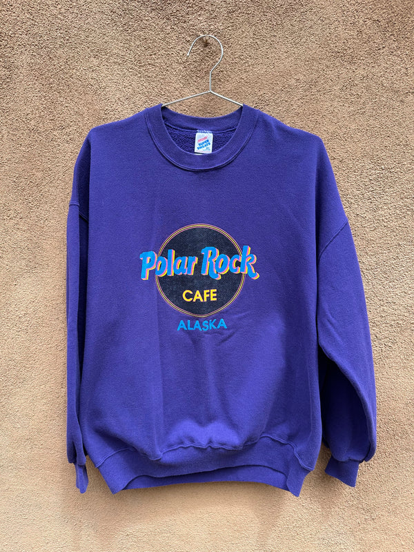 Polar Rock Cafe Purple Alaska Sweatshirt