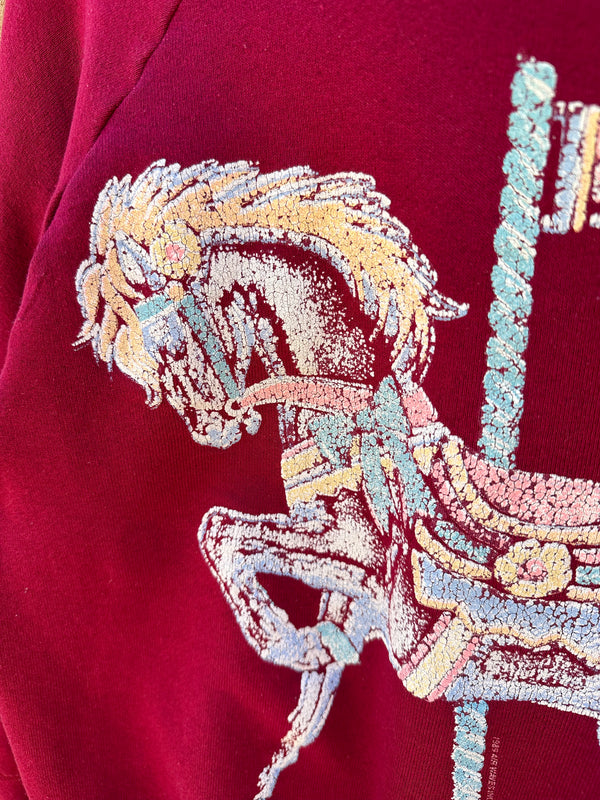 89 Carousel Horse Sweatshirt