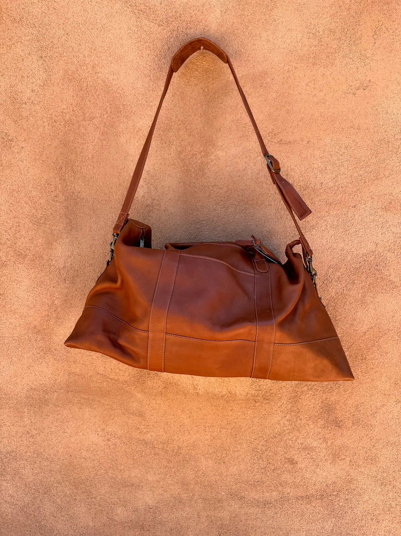 Brown Leather Travel Bag