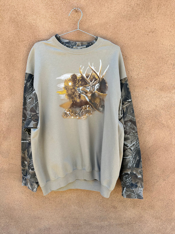 Battling Bucks Camo Sweatshirt - 2XL