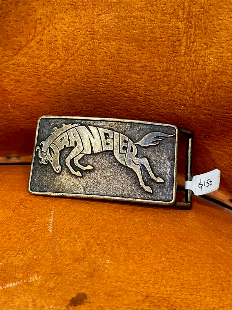 Brass Wrangler Buckle