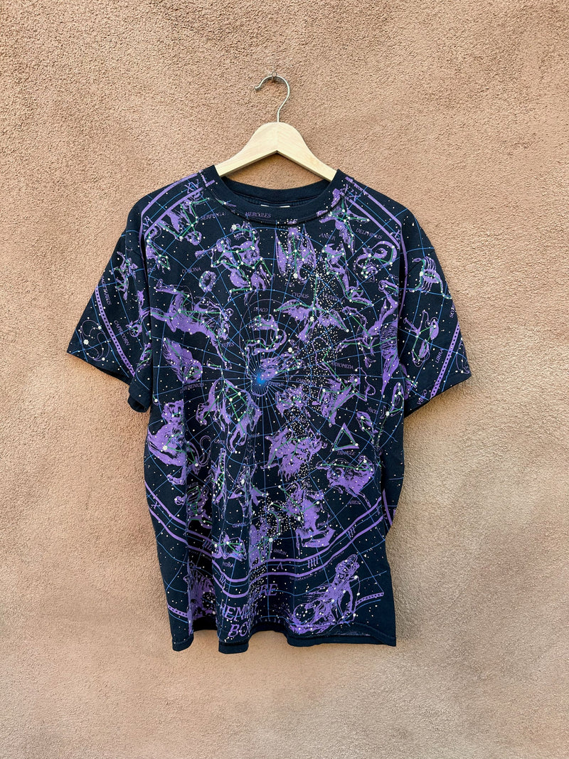 Disney All Over Print Constellations Tee