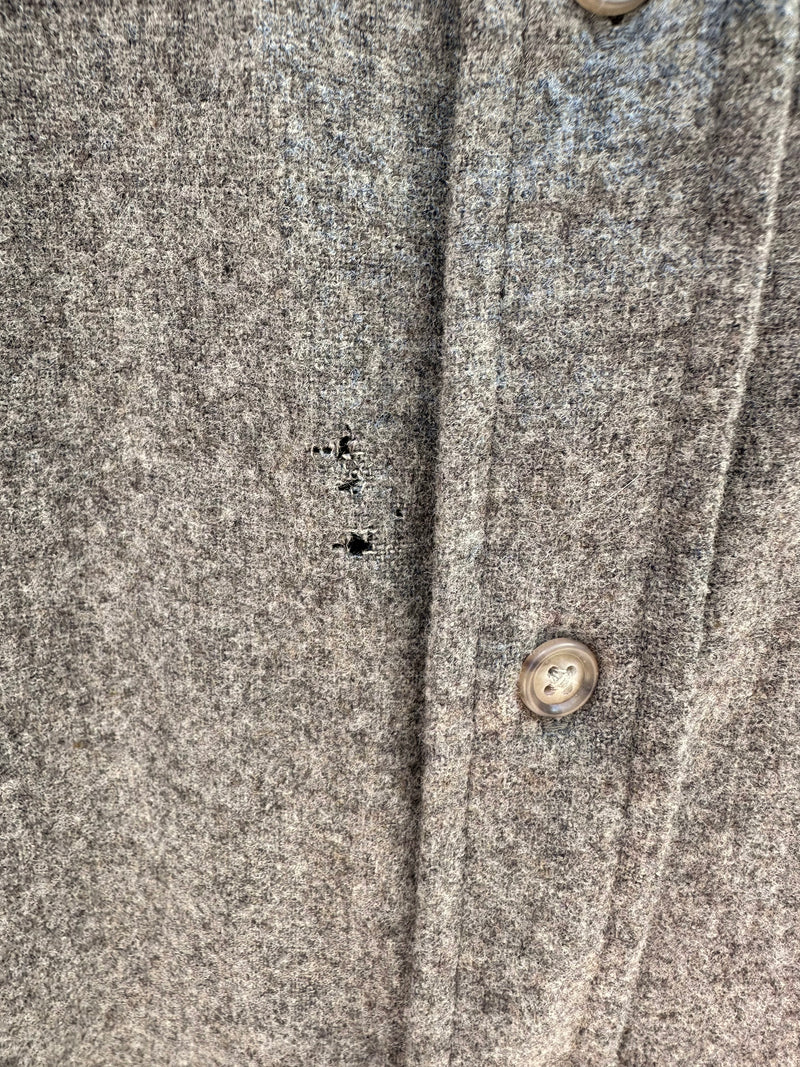 Mauve Pendleton Wool Shirt with Elbow Patches - as is