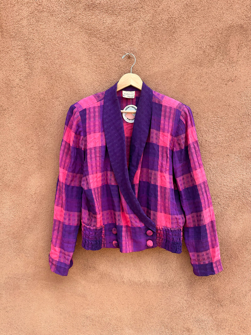 80's Pink & Purple Weathervane Blazer