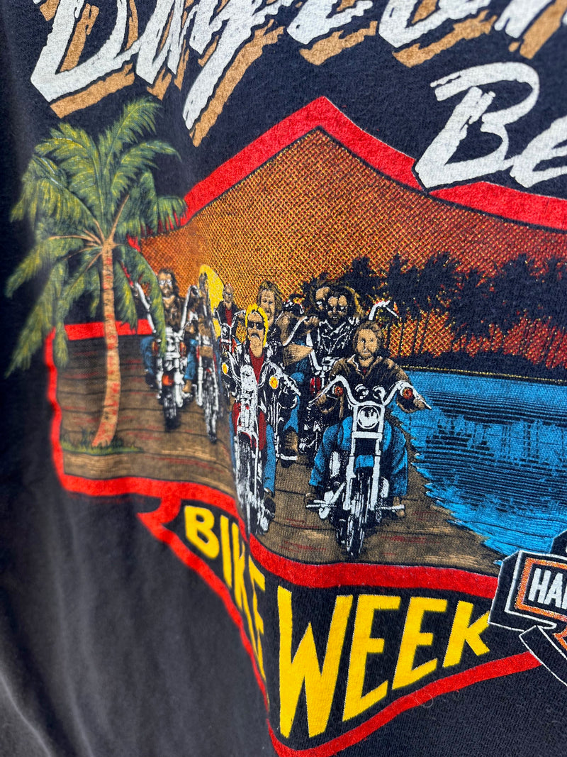 1989 Daytona Beach Bike Week Harley Davidson T-shirt