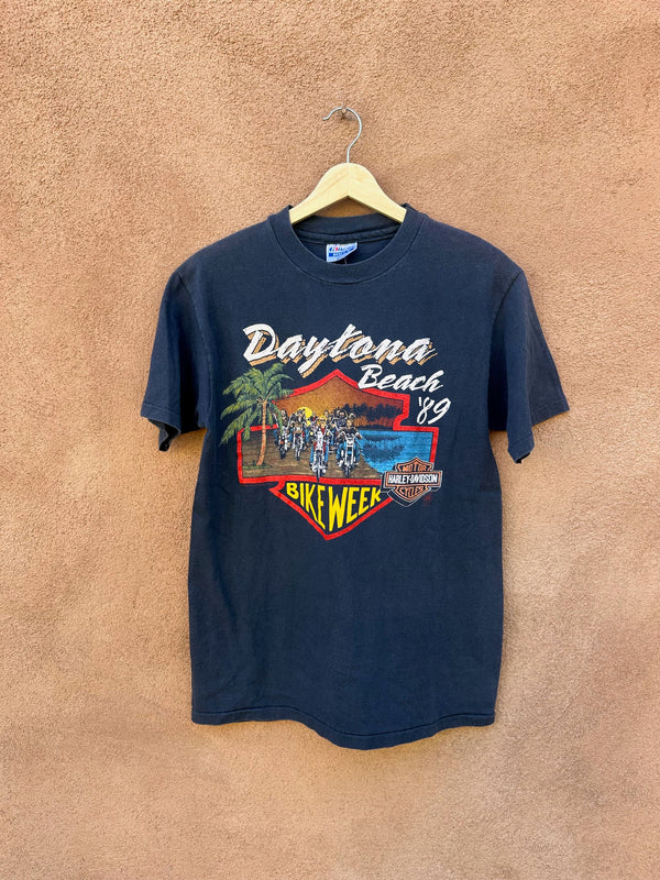 1989 Daytona Beach Bike Week Harley Davidson T-shirt