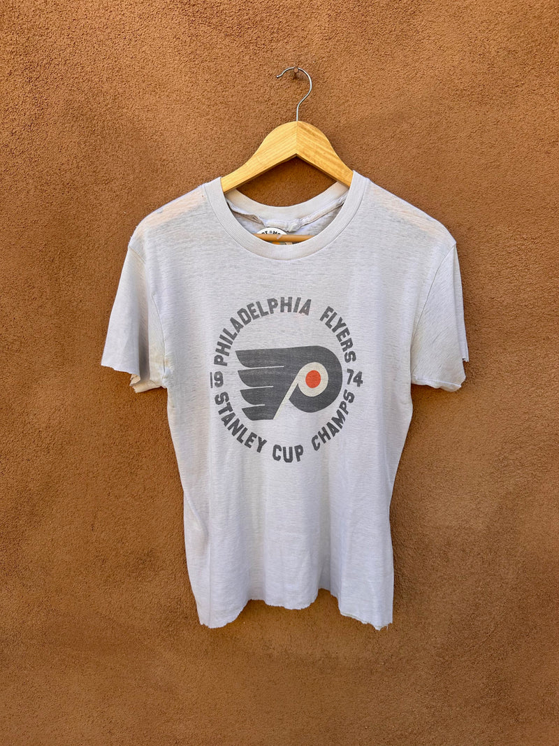 1974 Philadelphia Flyers Stanley Cup Champs T-shirt - as is