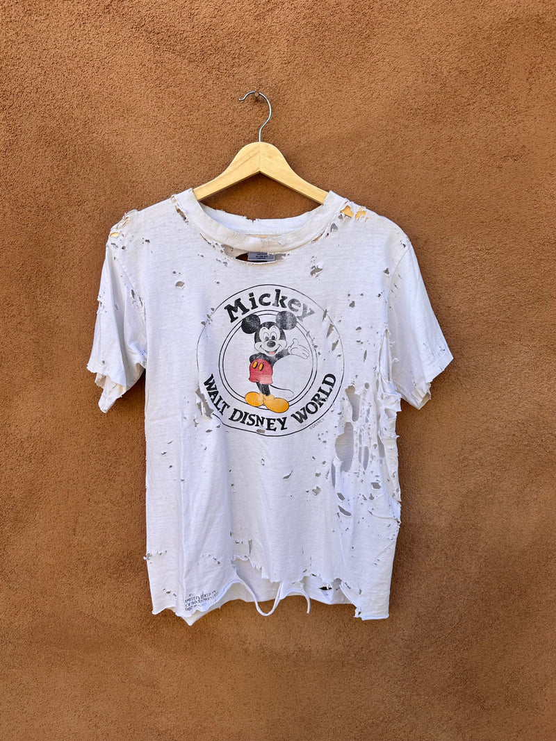 Thrashed Mickey Walt Disney World T-shirt