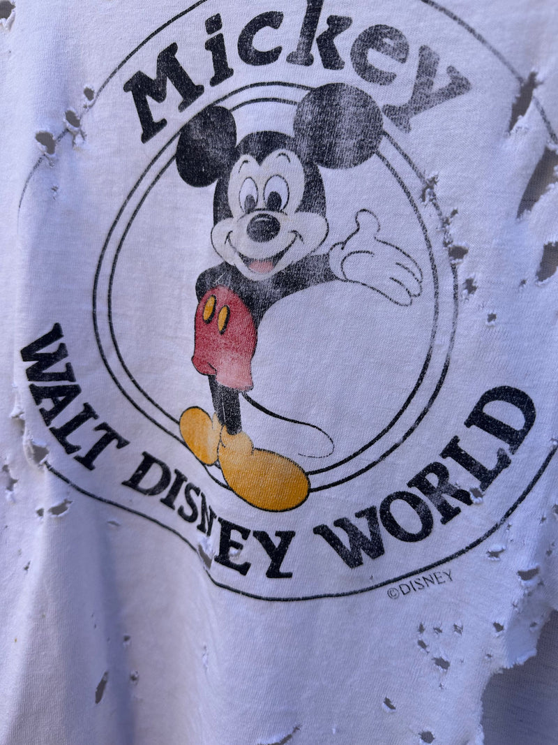 Thrashed Mickey Walt Disney World T-shirt