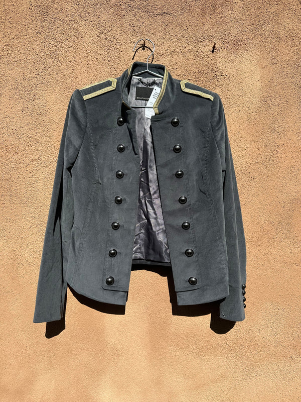 Gray and Gold Banana Republic Officers Jacket