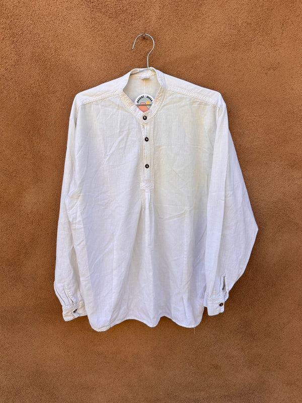 Cream Folklor Cotton Shirt