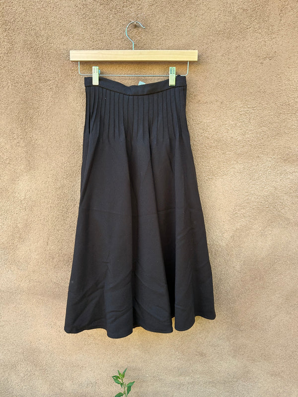 Kasper for JL Sport, LTD Dark Brown Pleated Skirt