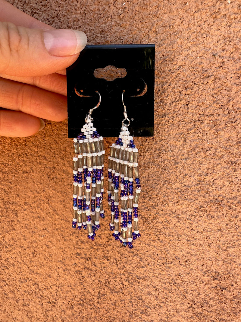 Beaded Fringe Earrings