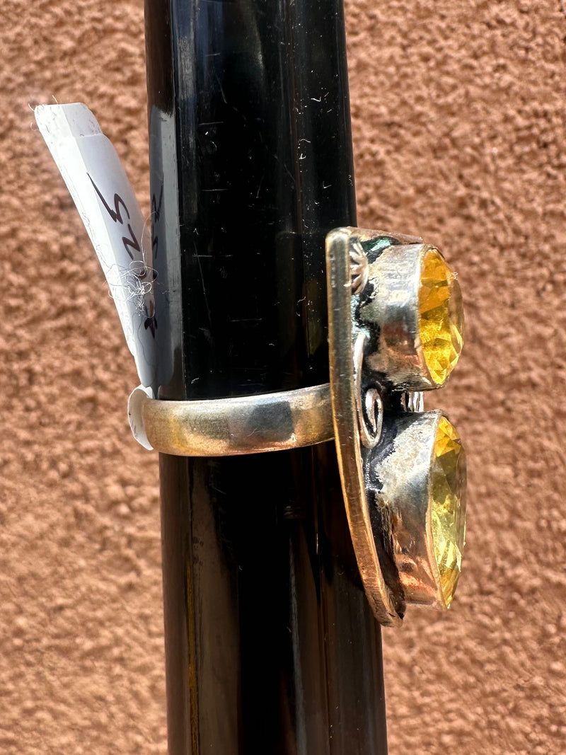 Citrine and Sterling Silver Ring