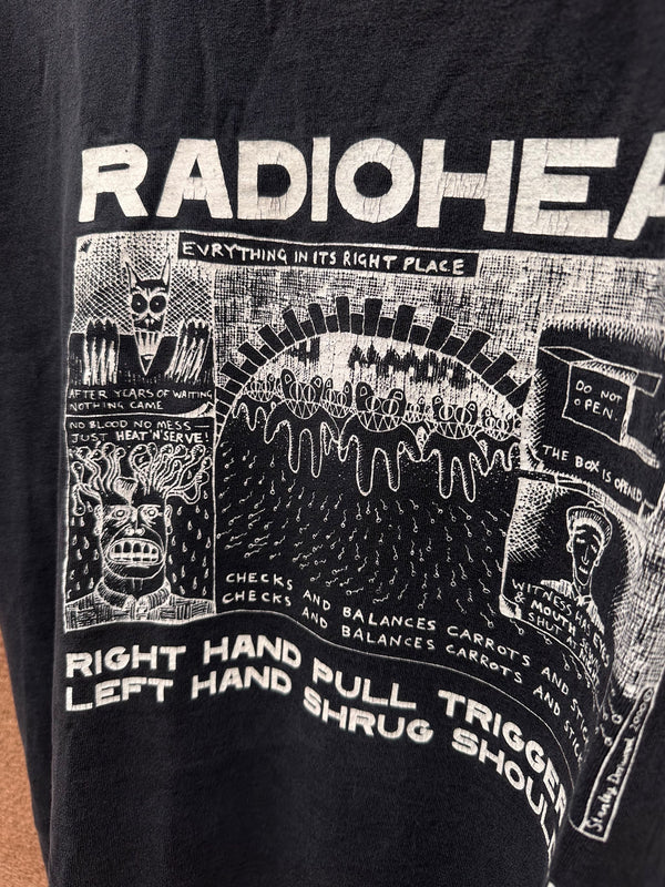 Radiohead "Right Hand Pull Trigger" T-shirt