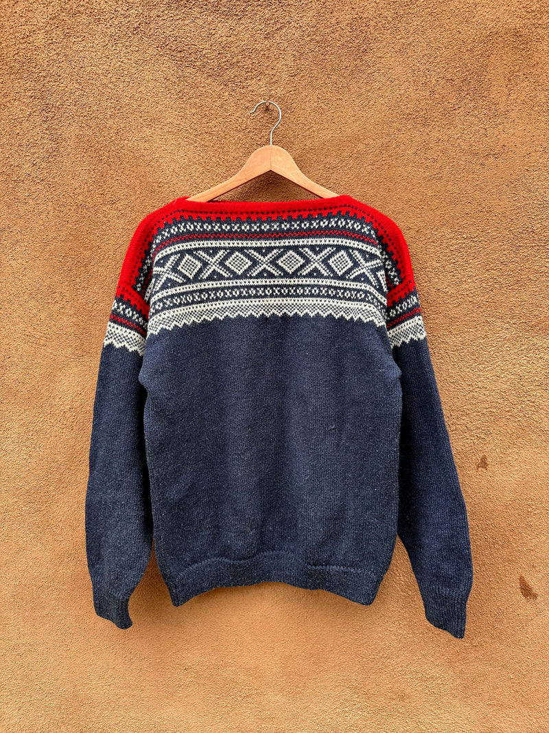 Wool Blend Scandinavian Ski Sweater