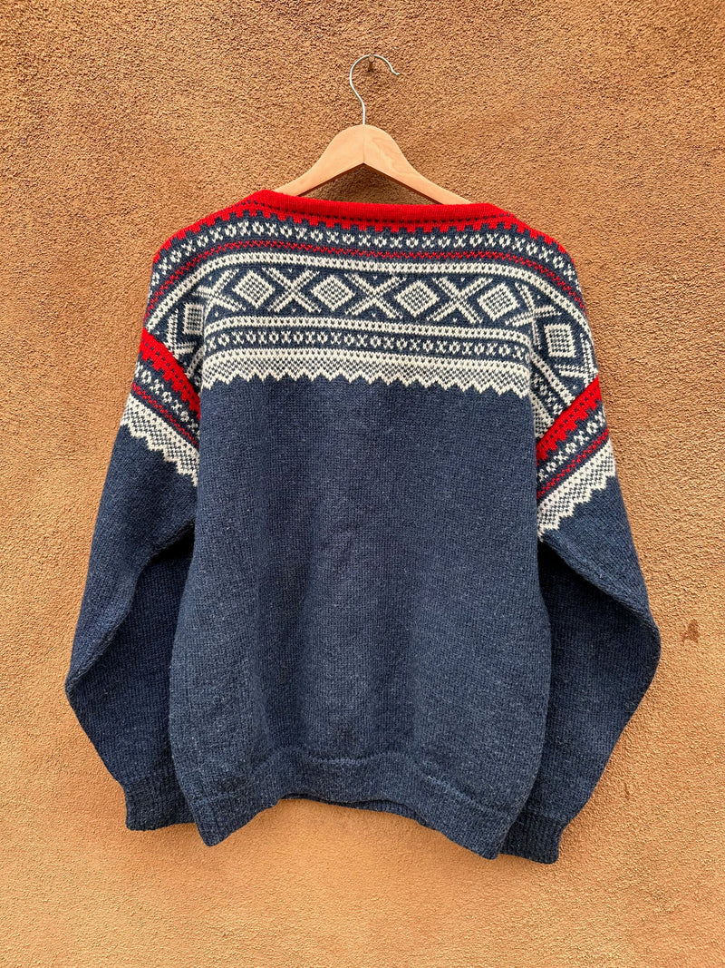 Wool Blend Scandinavian Ski Sweater