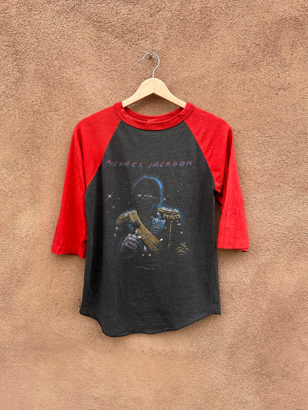 1984 Michael Jackson Victory Tour Raglan T-shirt