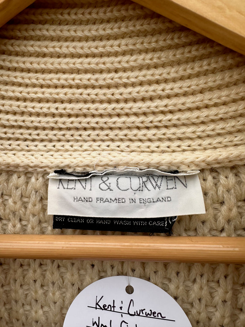 Kent & Curwen Wool Fishermans Cardigan - 44