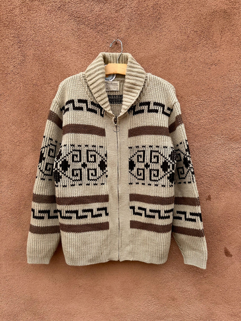 1970's Pendleton "Big Lebowski" Westerly 100% Wool Cardigan