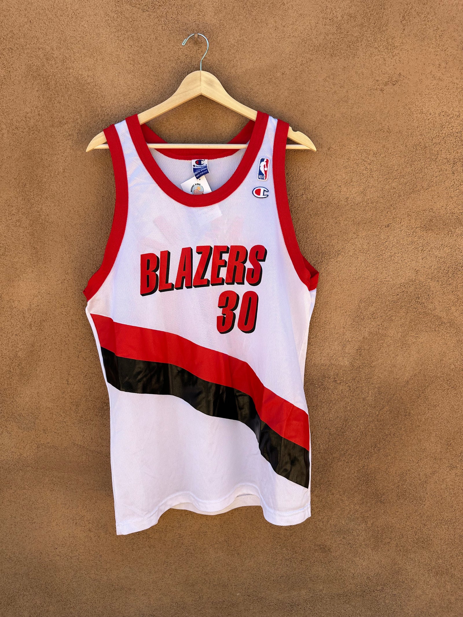 Blazers Wallace Champion hot Jersey 48 XL