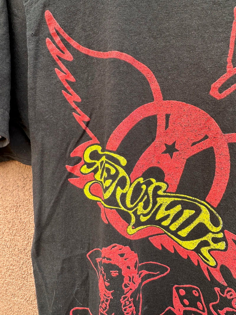 1988 Aerosmith Permanent Vacation T-shirt - Screen Stars