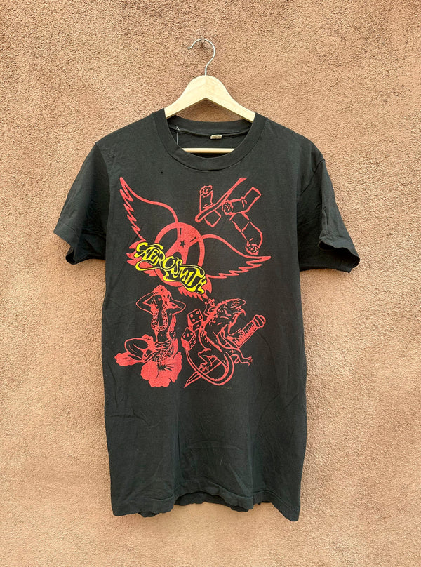 1988 Aerosmith Permanent Vacation T-shirt - Screen Stars