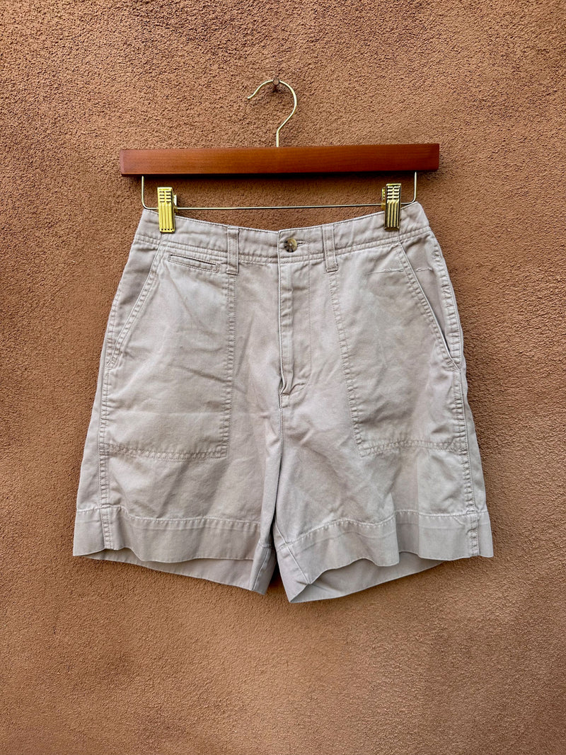 Basic Editions Khaki Mom Shorts - as is