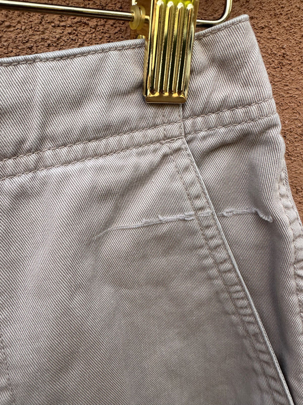 Basic Editions Khaki Mom Shorts - as is