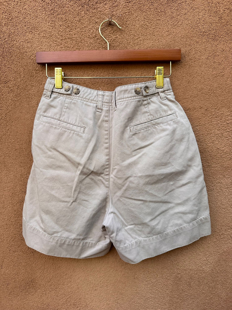 Basic Editions Khaki Mom Shorts - as is