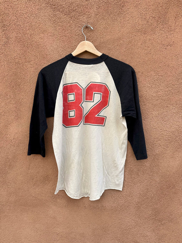 AC/DC 1982 North American Tour Raglan T-shirt