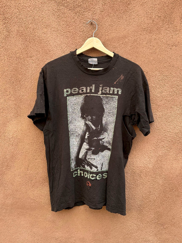 Pearl Jam Choices Thrashed T-shirt