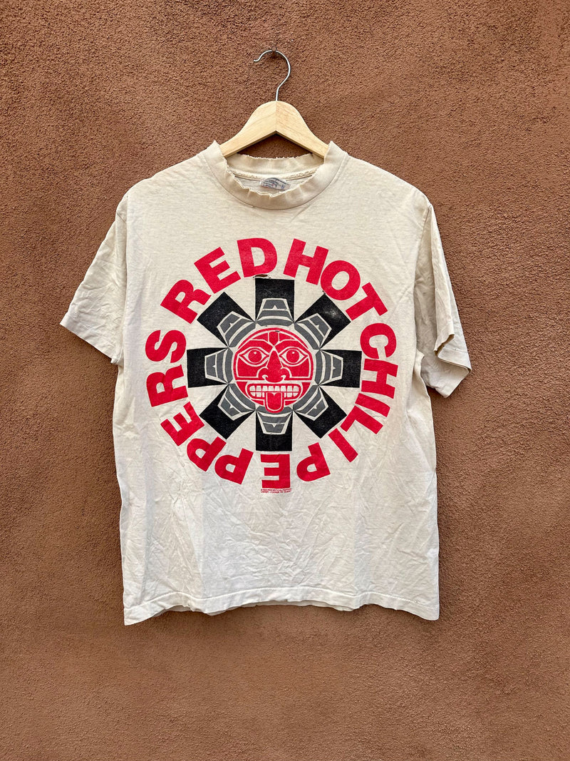 1991 Red Hot Chili Peppers PNW Tribal Sun T-shirt