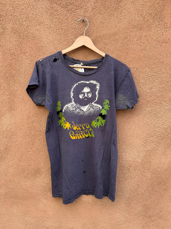 1970's Jerry Garcia Thrashed T-shirt