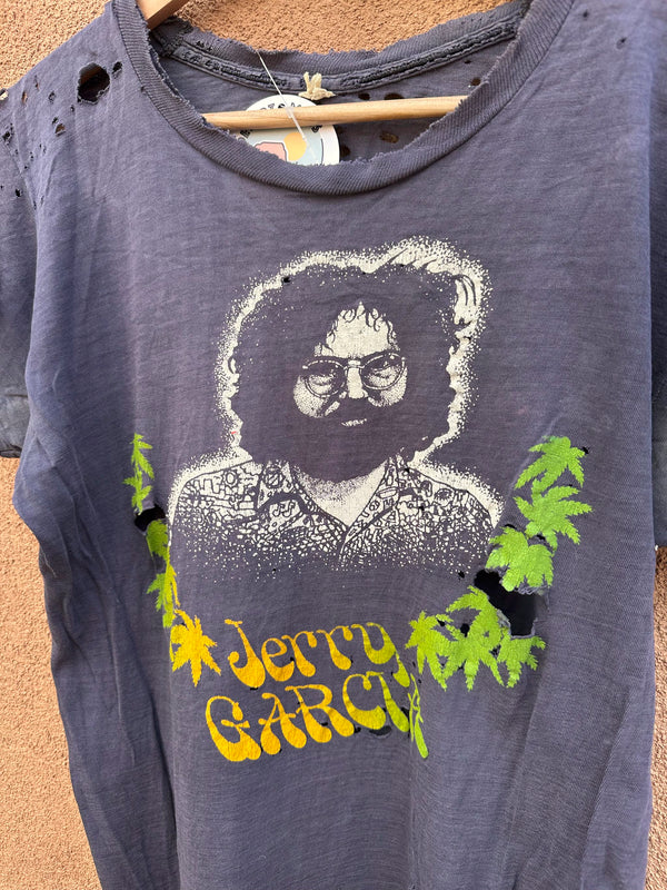 1970's Jerry Garcia Thrashed T-shirt