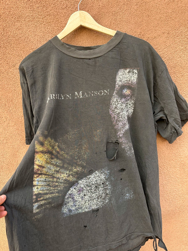 1996 Marilyn Manson Antichrist Superstar Thrashed T-shirt