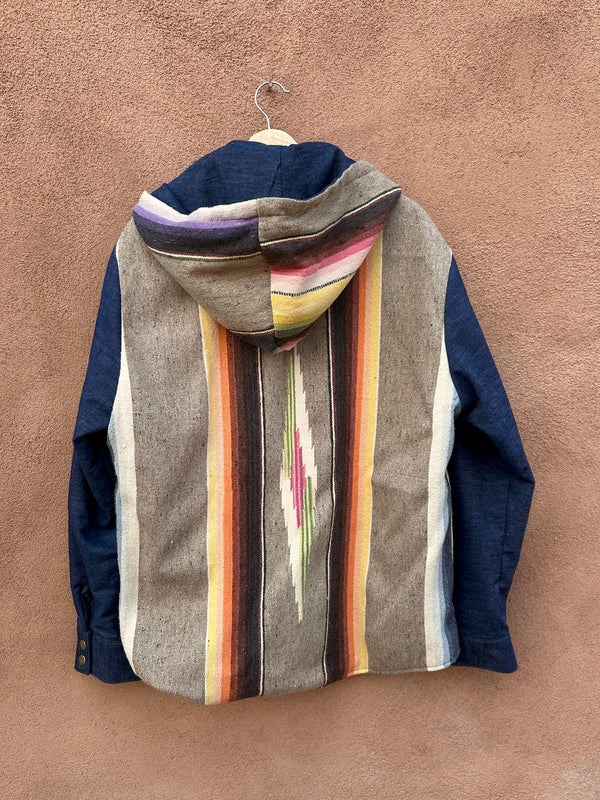 Upcycled Laura Kury Denim & Saddle Blanket Jacket